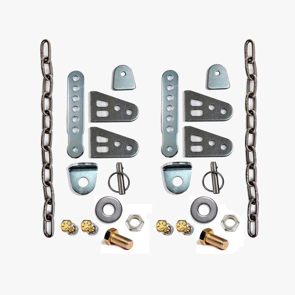 Universal Front End Chain Travel Limiter Kit 79-22 Ford Mustang